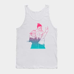 Funny Besto Friendo Itadori And Todo Pose Jujutsu Kaisen Tank Top